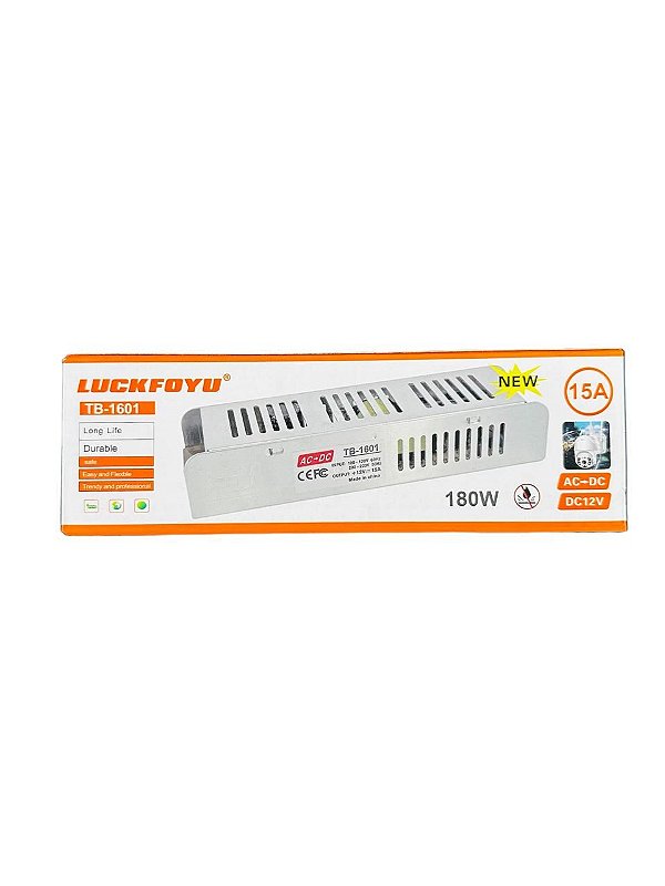 Fonte de Alimentação 12v 18A 180W para LED