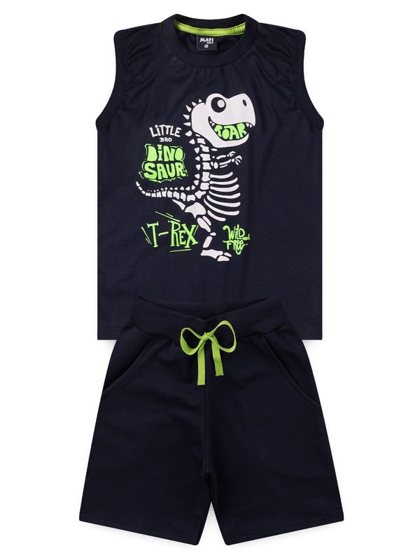 CONJUNTO INFANTIL VERÃO MARINHO
