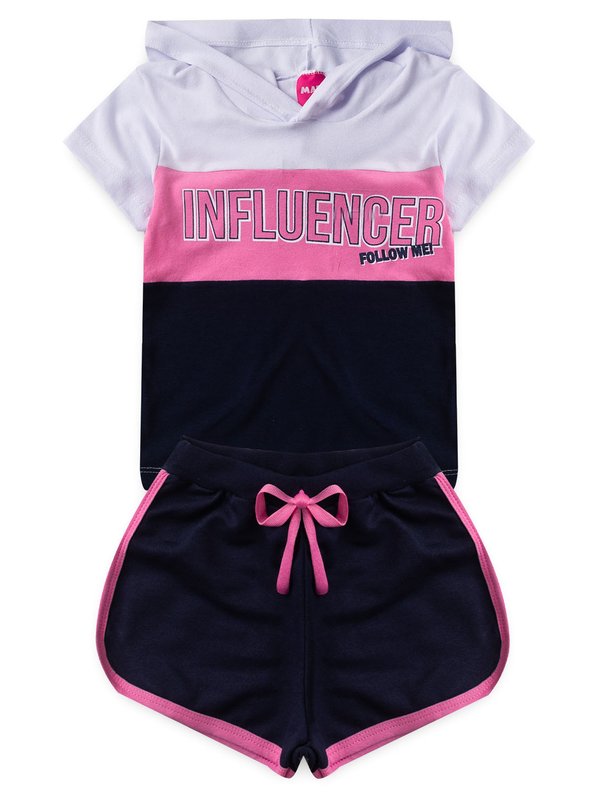 CONJUNTO INFANTIL MENINA MARINHO