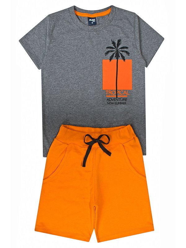 CONJUNTO INFANTIL VERÃO MESCLA - MESCLA