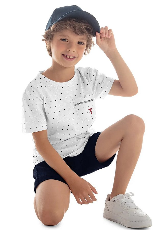 Conjunto Infantil Menino Branco