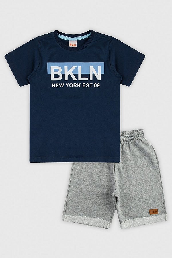 Conjunto Infantil Menino BKLN Marinho