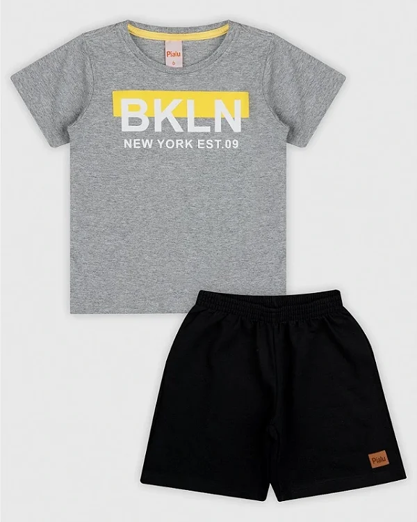 Conjunto Infantil Menino BKLN Mescla