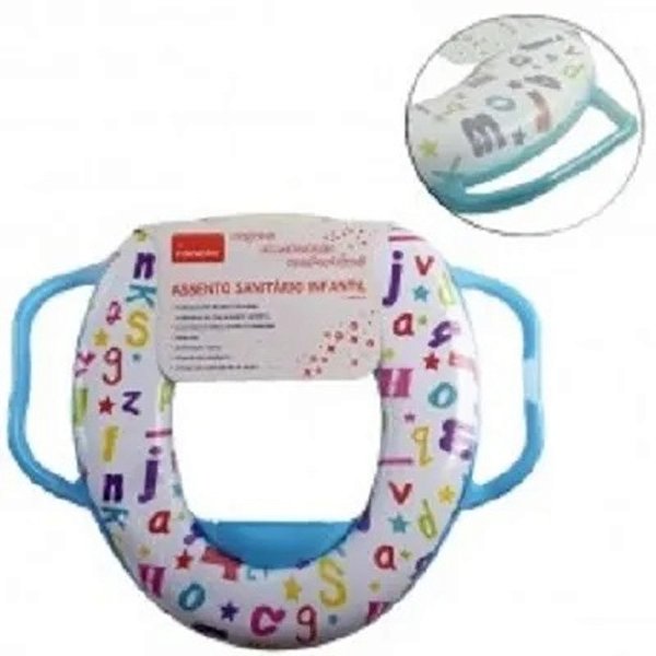 ASSENTO SANITARIO INFANTIL COM ALÇAS REDUTOR PARA VASO ADAPTADOR TRONINHO ACOLC