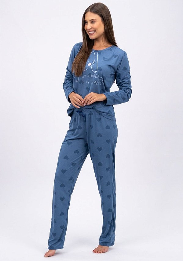 Pijama feminino de inverno Good Day