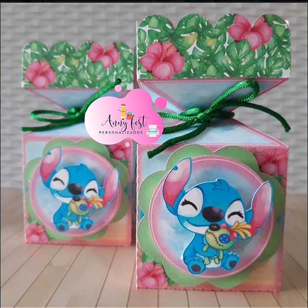 15 caixas meia bala lilo e stitch