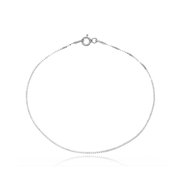 Pulseira Veneziana Fina Prata 925
