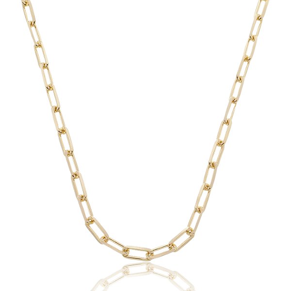 Colar Elos Cartier Banho Ouro 18k