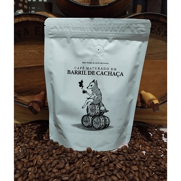 Café especial "maturado em barril de cachaça" 250g moído