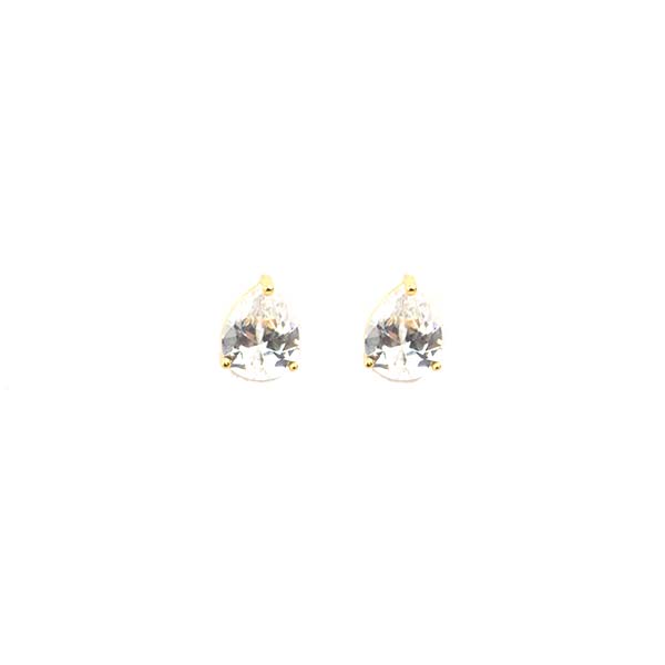Brinco Gota Folheado a Ouro 18K