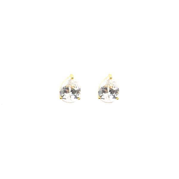 Brinco Gota Folheado a Ouro 18K