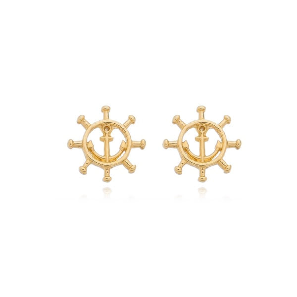 Brinco Nautico Folheado a Ouro 18K