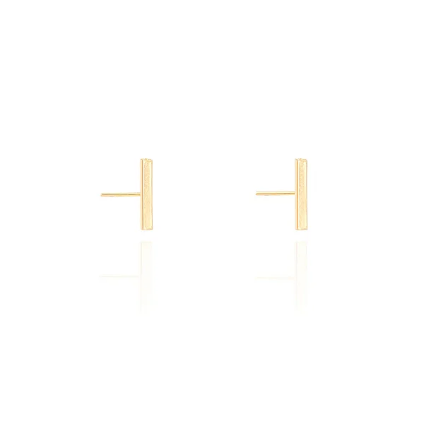 Brinco Palitinho Liso Folheado a Ouro 18K