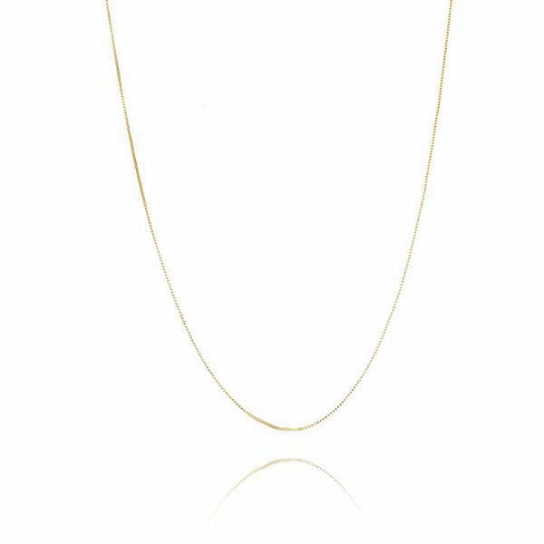 Corrente Veneziana 50Cm Folheado a Ouro 18K