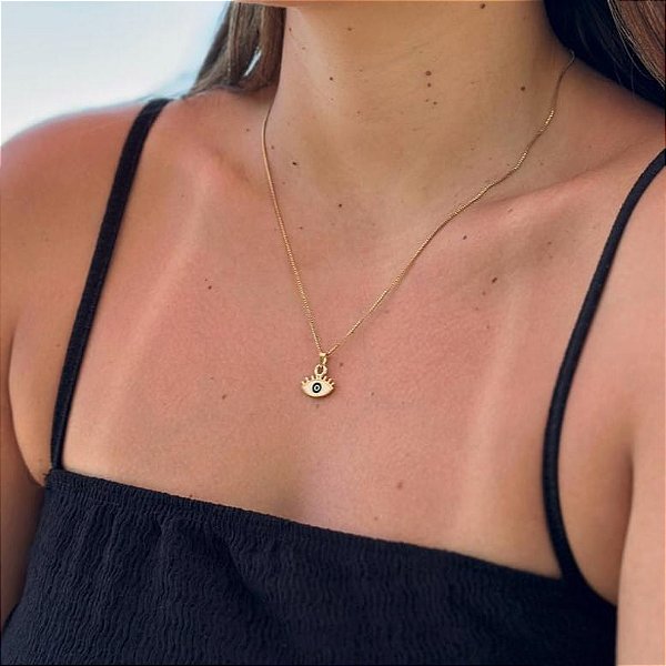 Pingente OLHO GREGO CILIOS