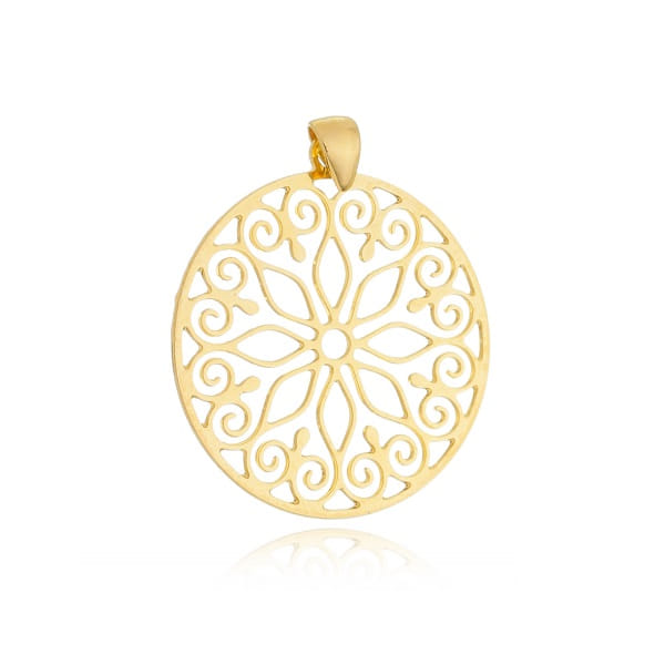 Pingente Flor Arabesco