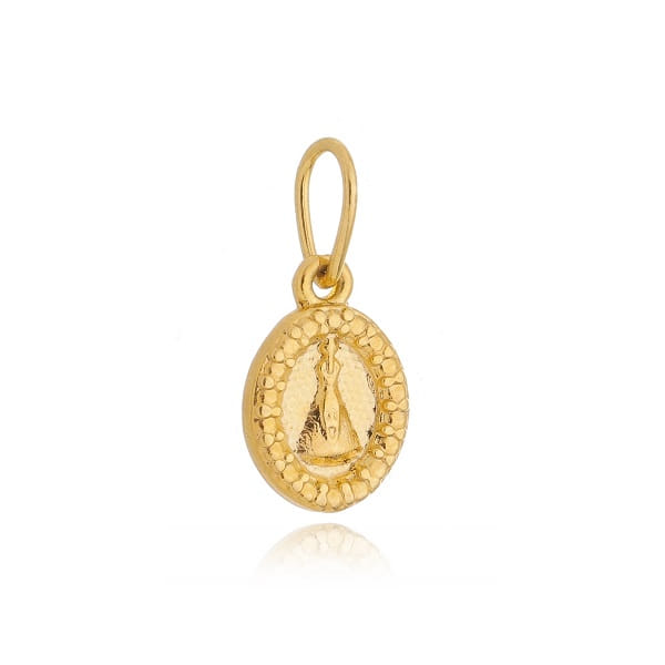 Pingente Oval Nossa Senhora Aparecida