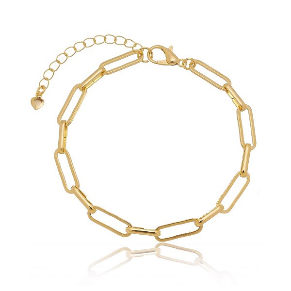 Pulseira Elo Cartier 1,4Mm Folheado a Ouro 18K