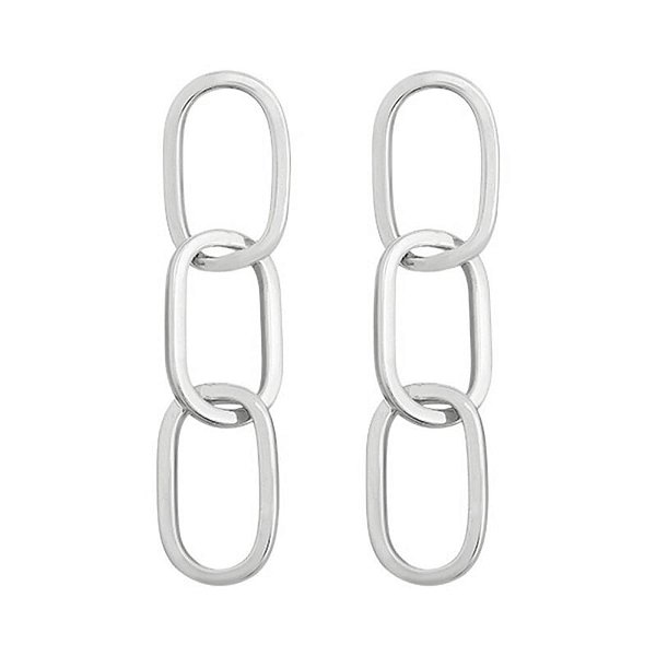 Brinco 3 Elos Alongados