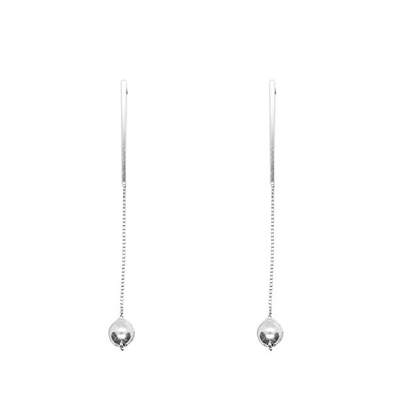 Brinco Palito Pendente Esfera