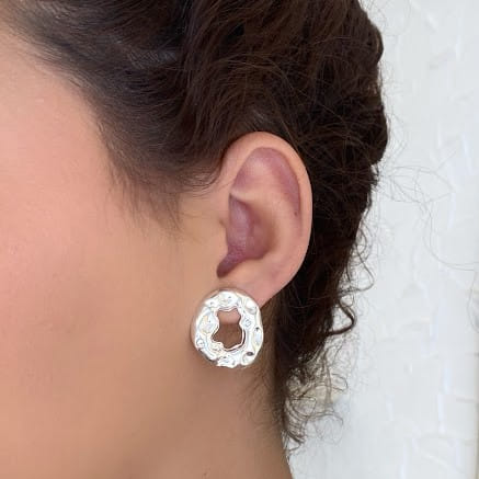 Brinco Redondo Orgânico Martelado