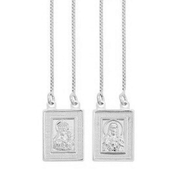 Colar Escapulário Nossa Senhora do Carmo