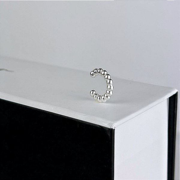 Piercing Fake Esferas Folheado a Prata 925