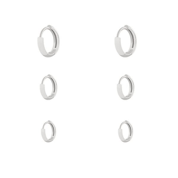 Triozinho Argola Lisa Fina