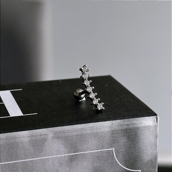 Piercing Cluster Arco Zircônias Ponteiras