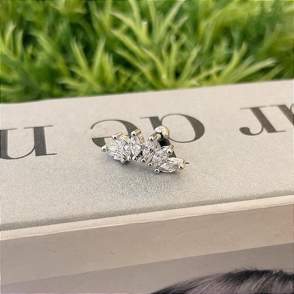 Piercing Cluster 6 Navetes Steel