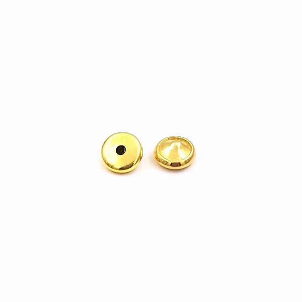 Tarraxa Baby Par Folheado a Ouro 18k