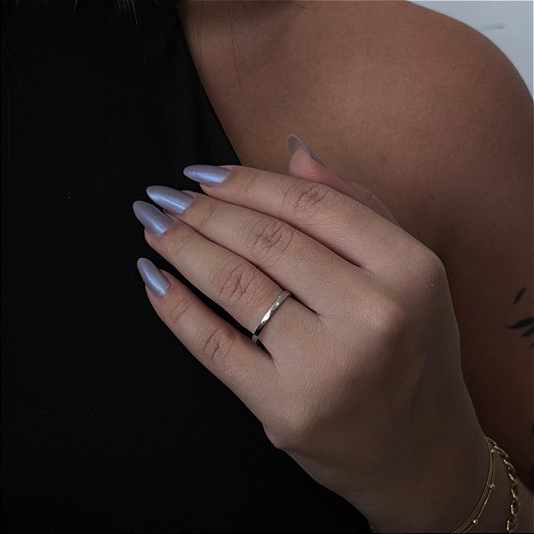 Anel Fio Liso Steel