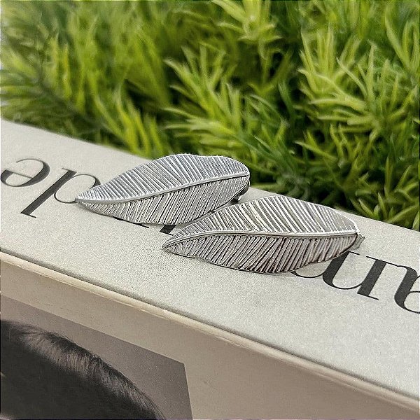 Brinco Folha Alongada Steel