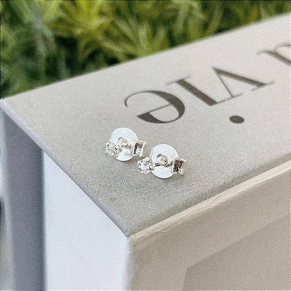 Brinco Micro Ponto de Luz Steel