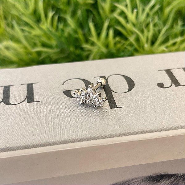 Piercing Cluster 5 Navetes Steel