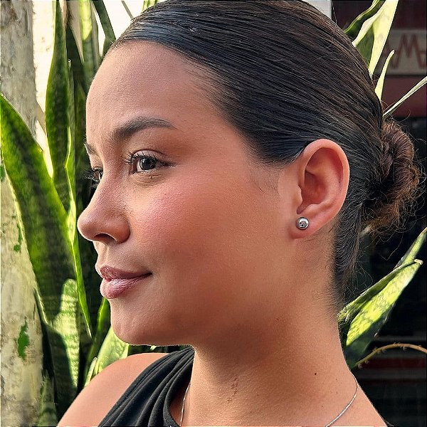 Brinco Bola 8mm Steel