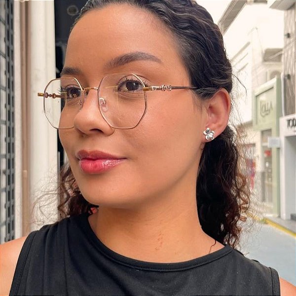 Brinco de Flor Lisa Pétalas Arredondadas Steel