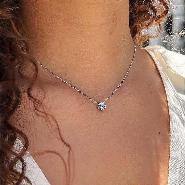 Colar Ponto de Luz M Steel