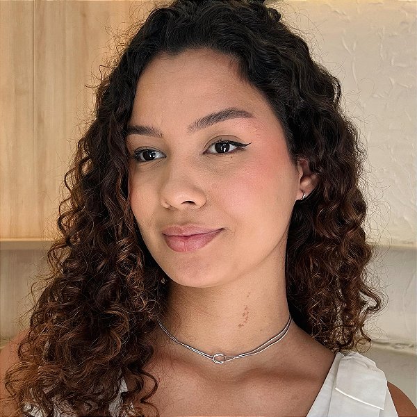 Choker Rabo de Rato Duplo Amarração Steel