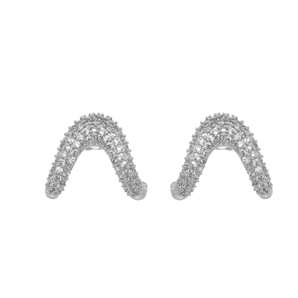 Brinco Curvo Cravejado Steel