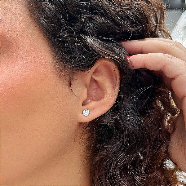 Brinco Chuveiro Médio Cravejado com Borda Granitada Steel