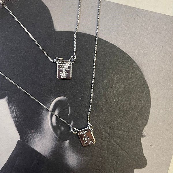 Colar Escapulário Clássico Steel