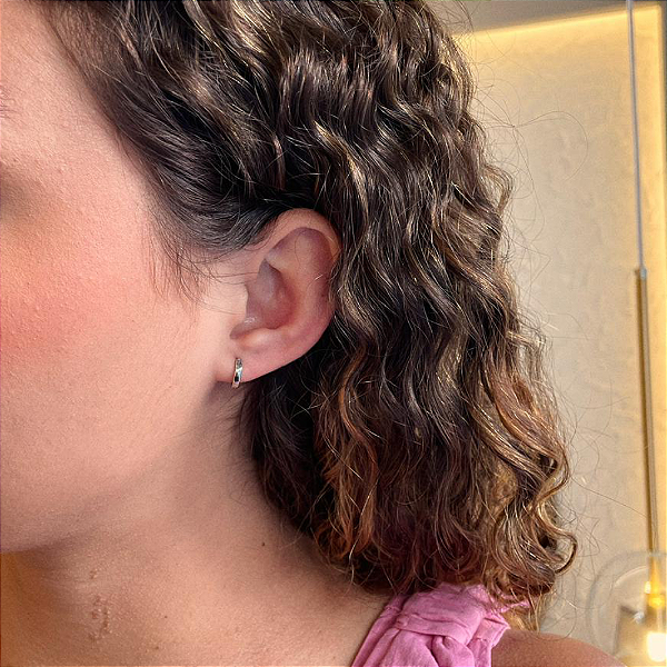 Argola Fio Liso Reto P Steel