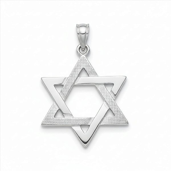 Pingente Estrela de Davi Steel