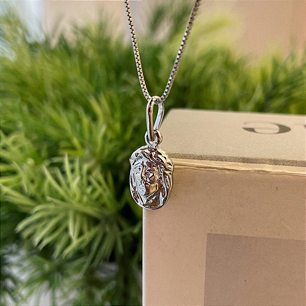 Pingente Face de Cristo Steel