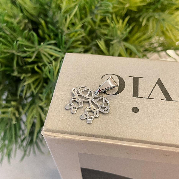 Pingente Dois Meninos Vazados Steel