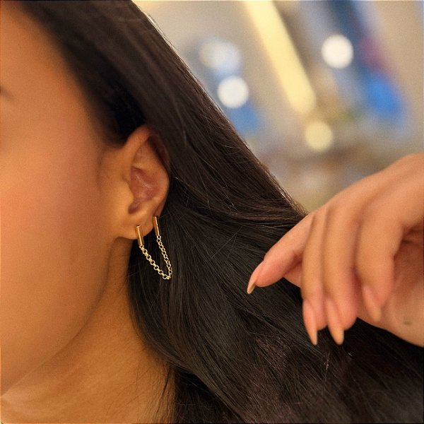 Earline Palitinhos Folheado a ouro 18K