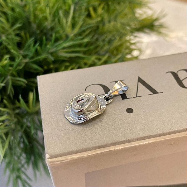 Pingente Chapeu Country Steel