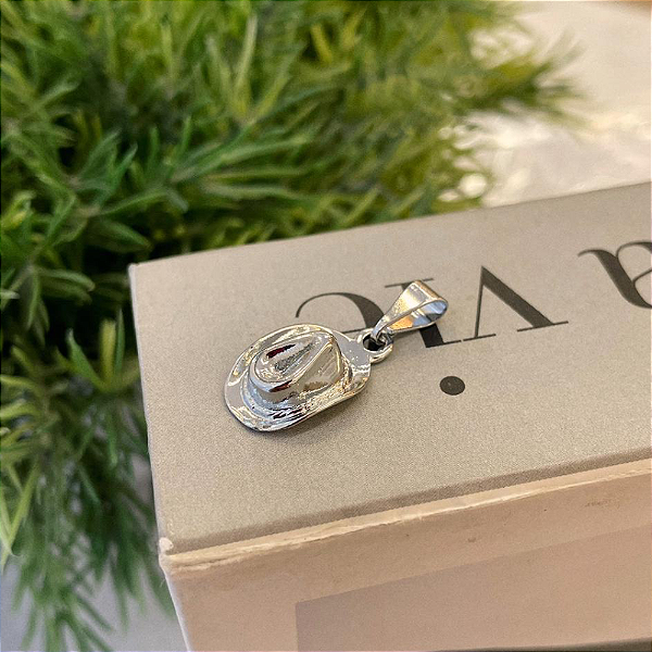 Pingente Chapeu Country Steel