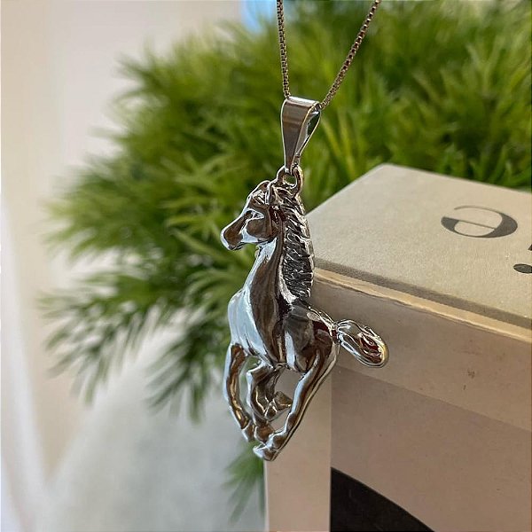 Pingente Cavalo Steel